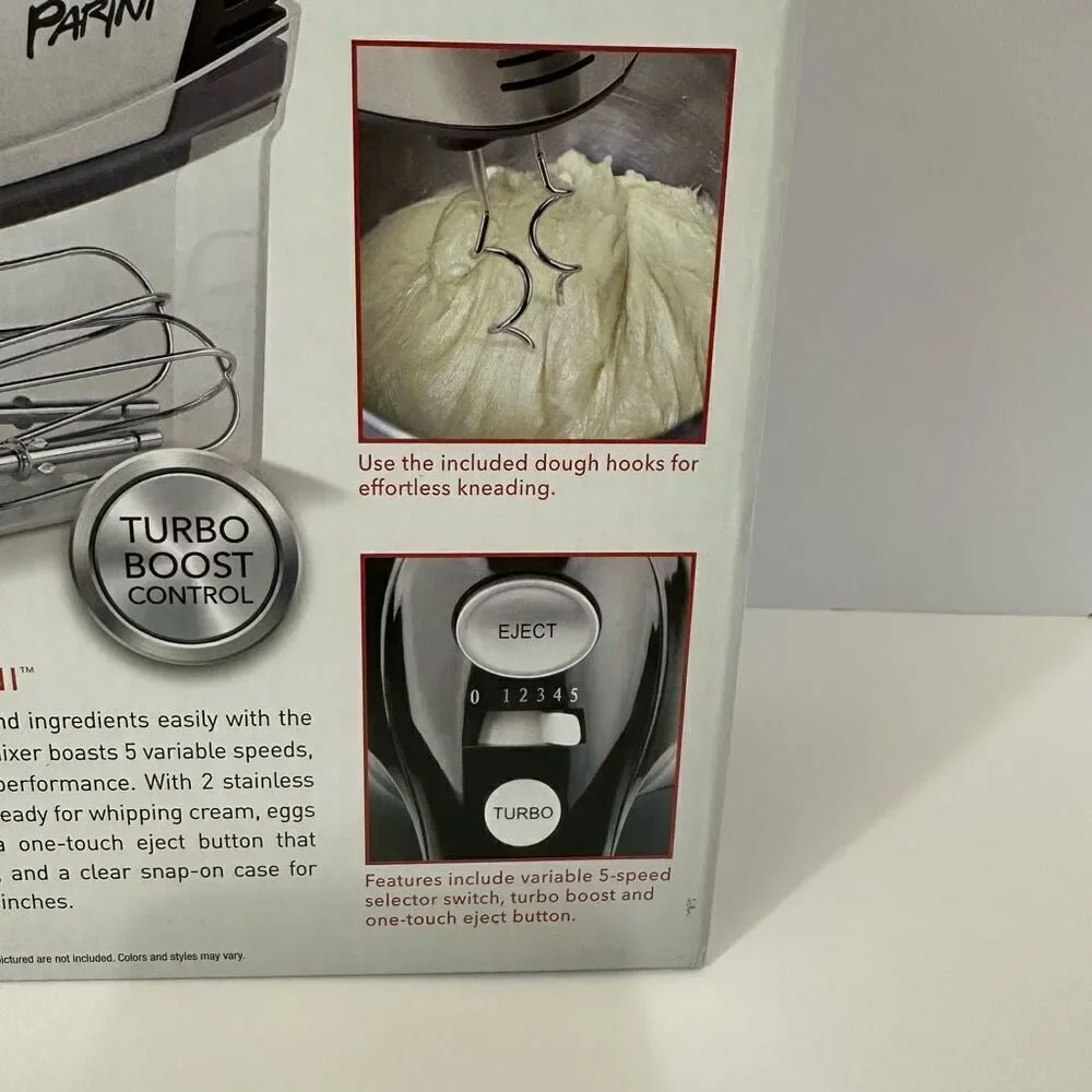 Parini Cookware | 5 Speed Electric Hand Mixer